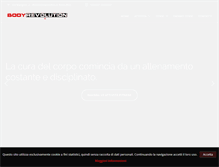 Tablet Screenshot of bodyrevolution.it